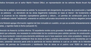 Intendencia denunciará penalmente una obra en José Ignacio por presunta documentación adulterada