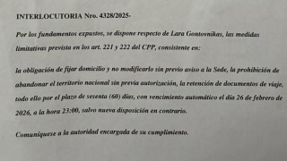 La Justicia impuso medidas limitativas a la conductora argentina del siniestro fatal de la parada 33