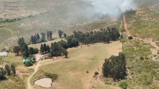 bomberos, DNB, incendio, incendio forestal, Minas, La Coronilla, fuego, Cerro Verdun, Lavalleja