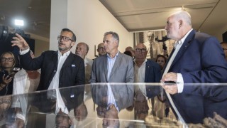 Yamandu Orsi, Pablo Atchugarry, MACA, Julio Maria Sanguinetti, Lucio Fontana, muestra artistica, Fundacion Pablo Atchugarry, Miguel Abella