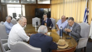 Abella y Orsi analizaron la situación hídrica en Maldonado y coordinarán acciones conjuntas
