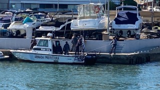 Tras el rescate en el mar, Prefectura inició pericias e indagatorias al tripulante de la moto de agua