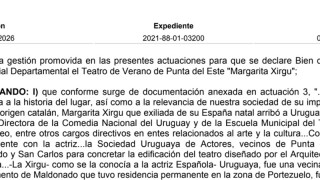 Resolución IDM 00615/2026: Declárase como Bien de Interés Patrimonial Departamental el Teatro de Verano de Punta del Este "Margarita Xirgu"