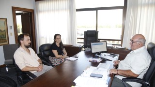 Intendente Abella se reunió con autoridades del Mides para coordinar acciones en distintos puntos del departamento
