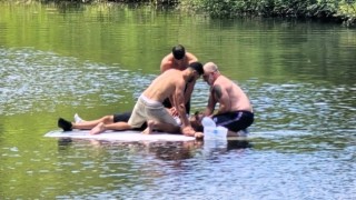 Cuando la capacitación y el trabajo en equipo salva vidas: reconocieron a los guardavidas del rescate en el Arroyo San Carlos