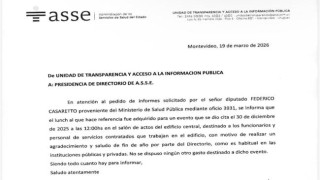 ASSE confirma gasto en lunch bajo gestión Danza ante pedido de informes de Casaretto y lo defiende como práctica habitual