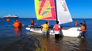 Vela social: proyecto en Maldonado abre el mar a niños y personas en situación de discapacidad