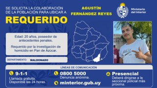La Policía difundió la imagen del joven buscado por el crimen de Pan de Azúcar
