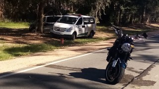 Motociclista fallecido tras embestir con vehículo argentino en Ruta 12