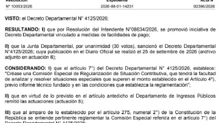 Resolución IDM 10053/2026: Integración y atribuciones de la Comisión Especial de Regularización de Situación Contributiva