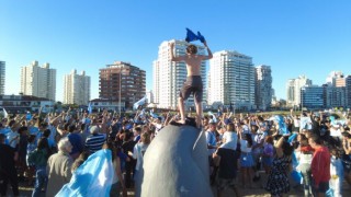 Argentina, hinchas, selección albiceleste, futbol, football, Mundial, Qatar 2022, Mundial Qatar, Messi, Punta del Este