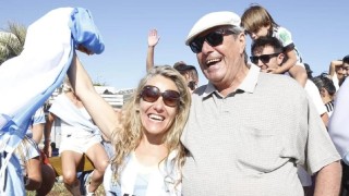 Antía festejó el triunfo de la copa del mundo con los hinchas argentinos