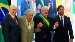 Brasil, Lula, Lacalle Pou, Sanguinetti, Mujica
