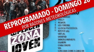 Por razones meteorológicas: “Sólo Rock y Vos” se realizará este domingo